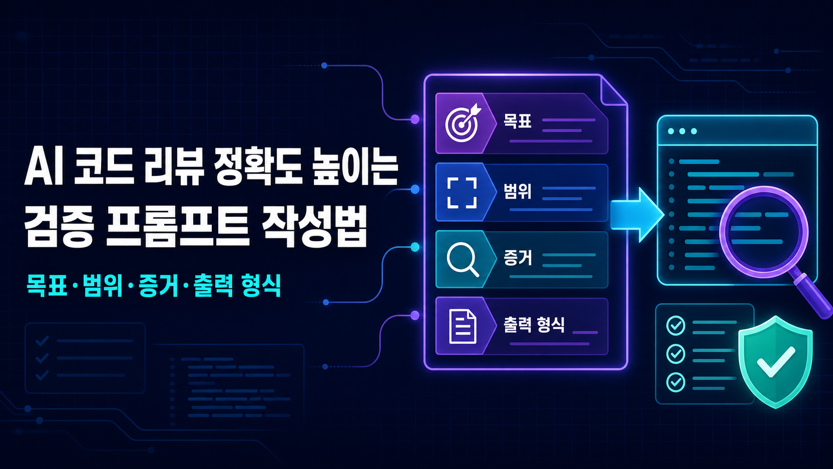 AI 코드 리뷰의 정확도를 높이는 검증 프롬프트 작성법 썸네일