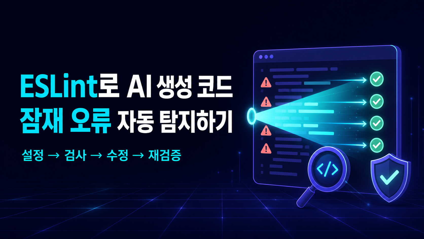 ESLint로 AI 생성 코드의 잠재 오류를 자동 탐지하는 방법 썸네일